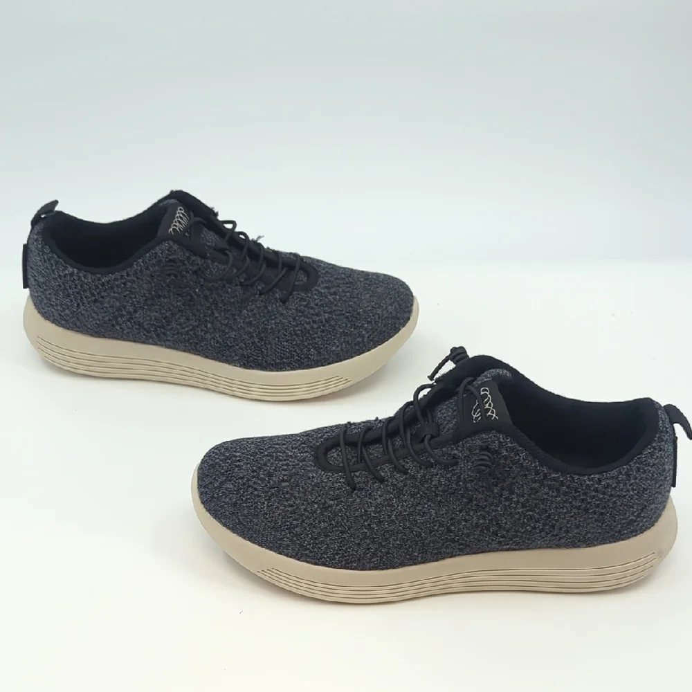 Woolloomooloo Belmont Black Slip-on Merino Wool Sneakers EU 39, US 8.5-9 - Picture 6 of 9